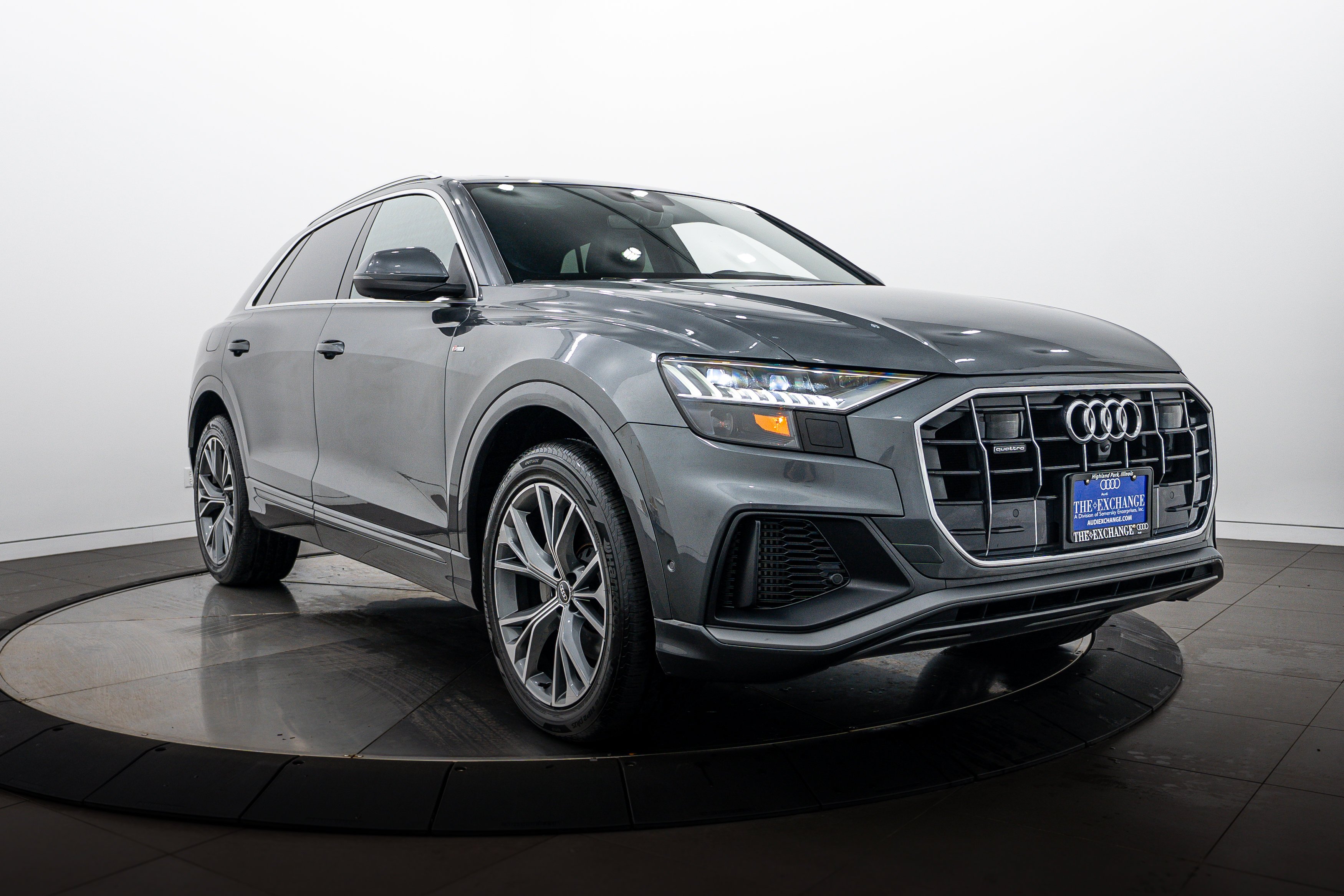 Used 2021 Daytona Gray Pearl Effect Audi Premium Plus image 2