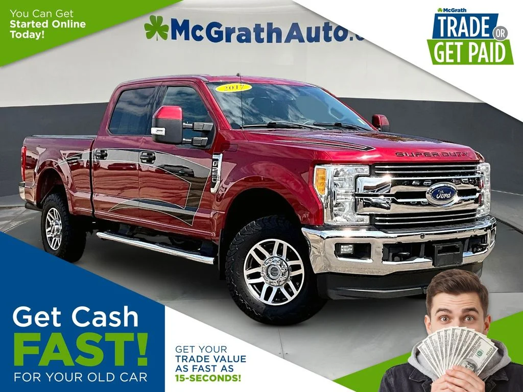 Used 2017 Red Ford Lariat image 1