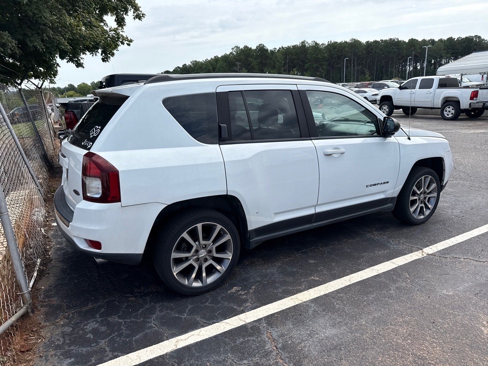 Used 2016 Bright White Clear Coat Jeep Sport SE image 2