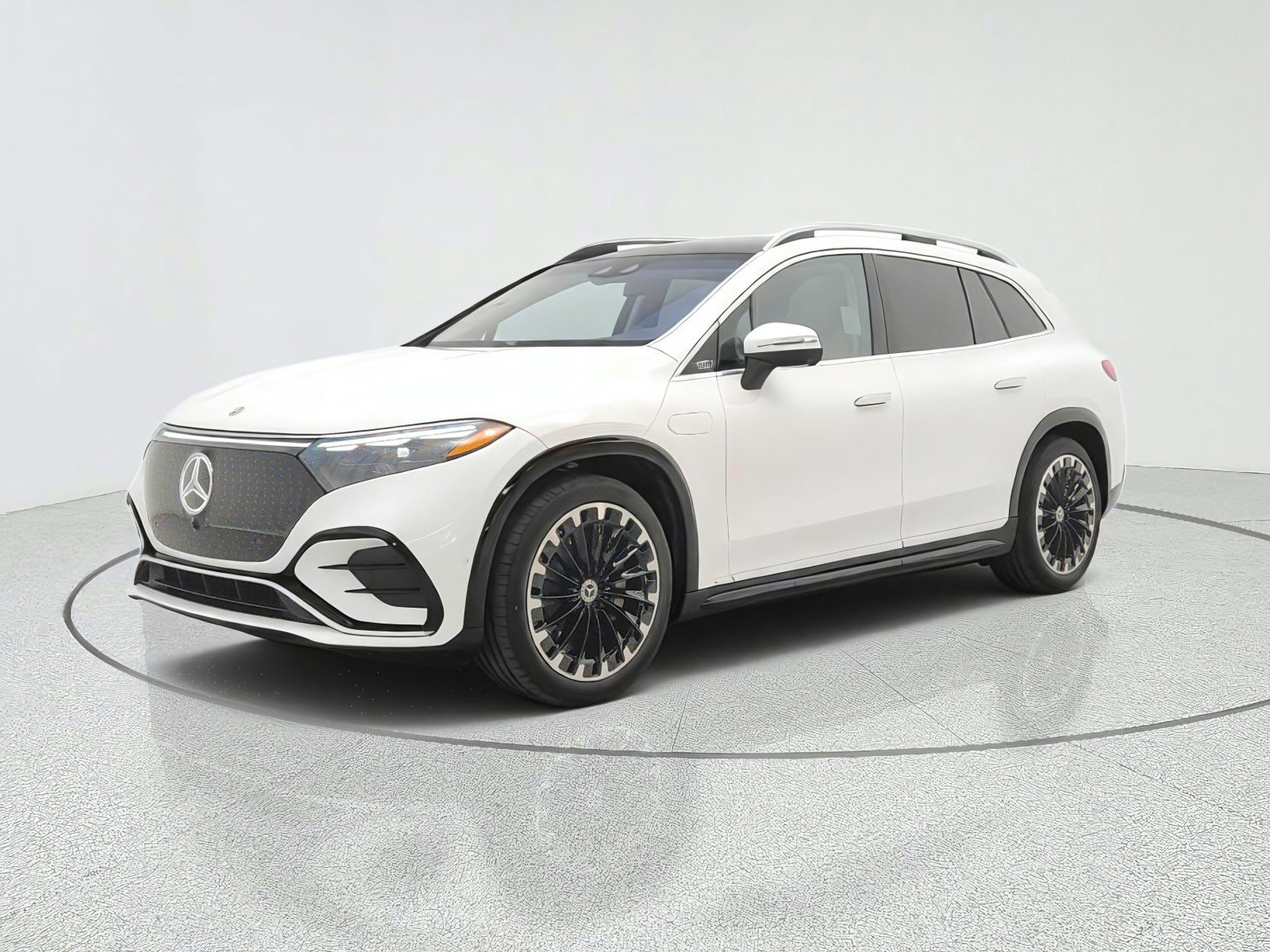 New 2027 Polar White Mercedes-Benz EQS 400 4MATIC® SUV image 1