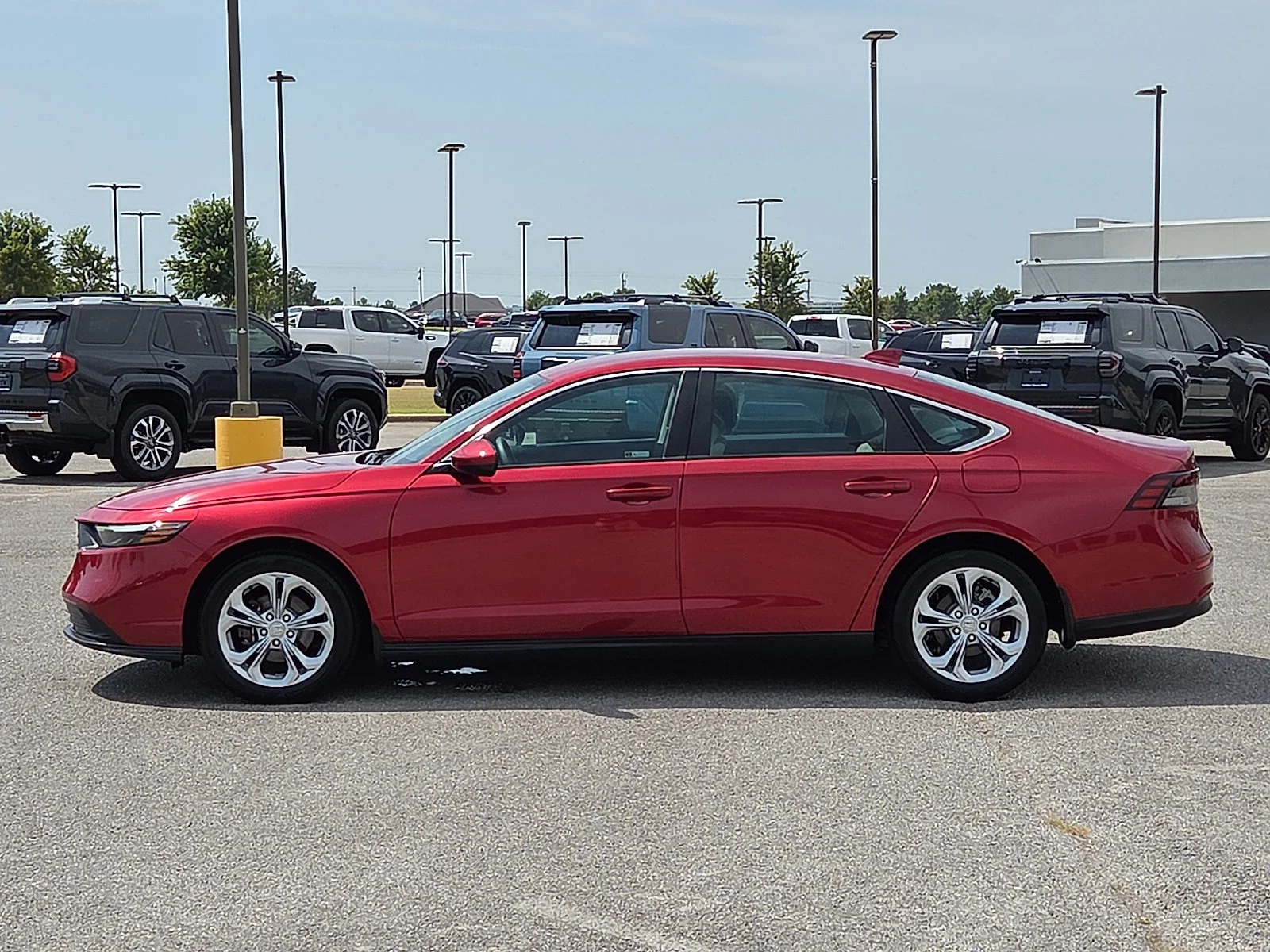 Used 2024 Radiant Red Metallic Honda LX image 3