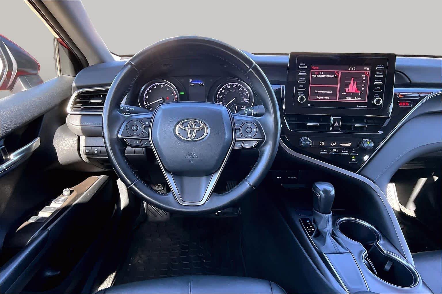 Used 2021 Supersonic Red Toyota SE image 5