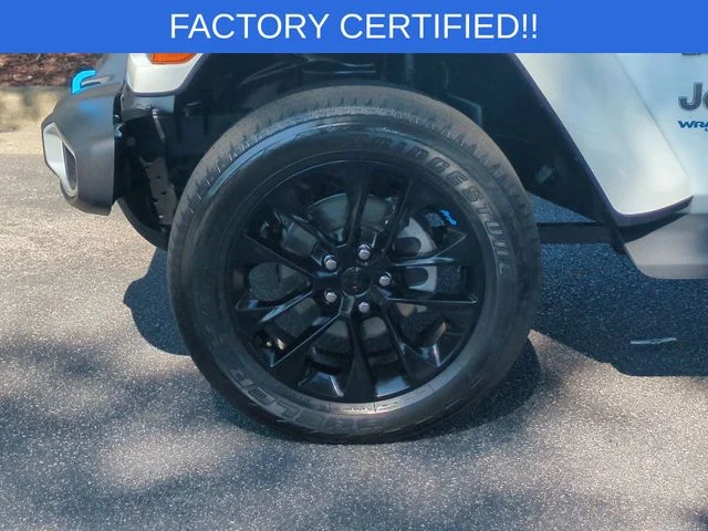 Used 2022 White Jeep Unlimited Sahara 4xe image 10