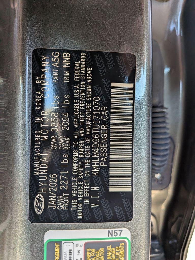 New 2026 Gray Hyundai SEL Sport image 34