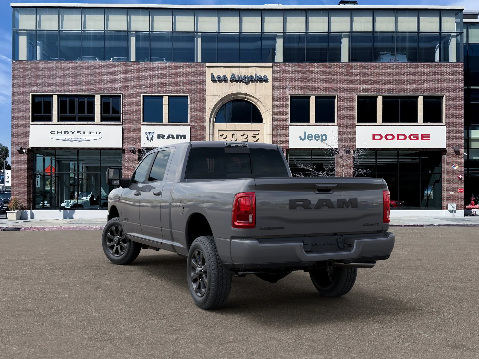 New 2026 Ceramic Gray Clear-Coat Exterior Paint RAM Laramie image 29