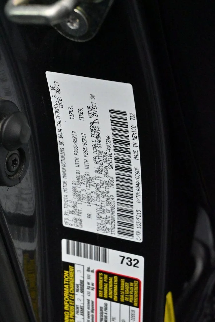 Used 2017 Magnetic Gray Metallic Toyota TRD Sport image 38