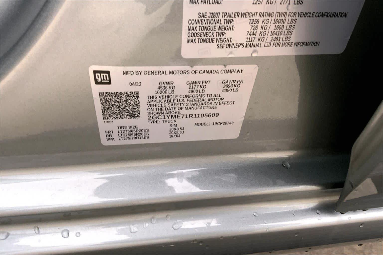 Used 2024 Sterling Gray Metallic Chevrolet Custom image 36