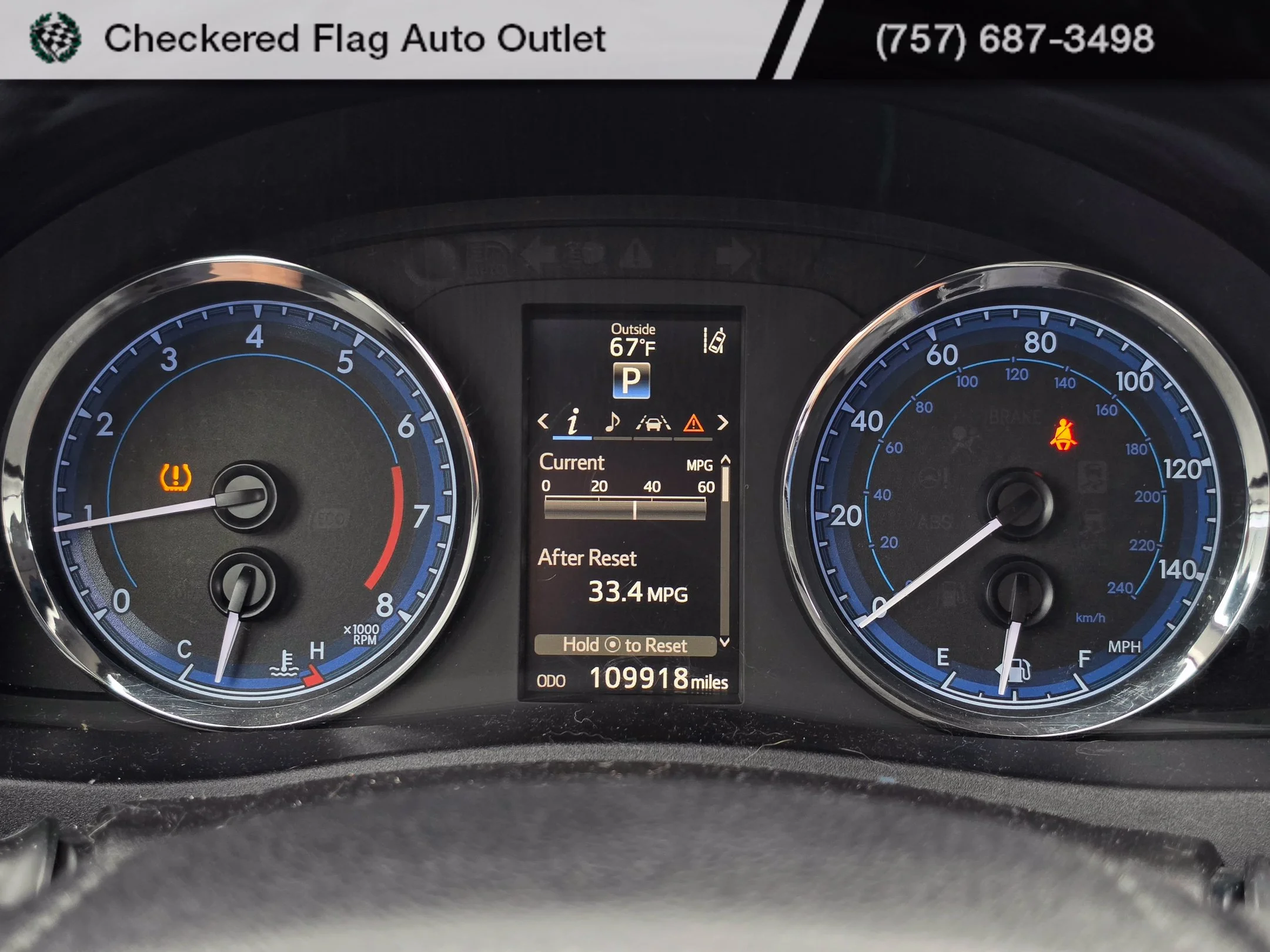 Used 2018 Blue Crush Metallic Toyota XSE image 12