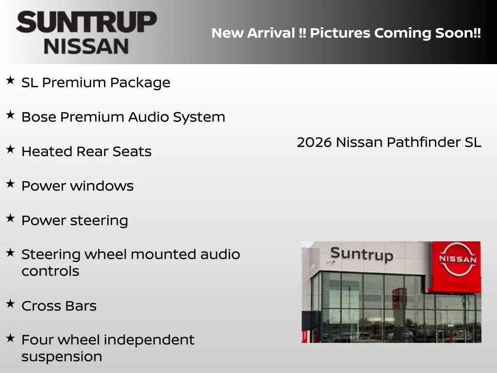 New 2026 Gray Nissan SL image 3
