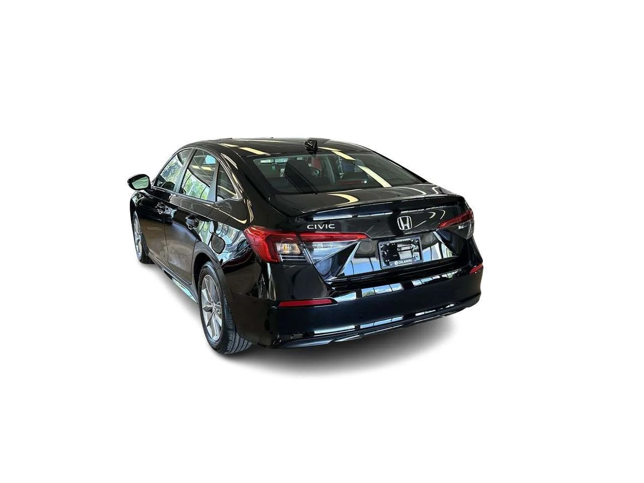 Used 2024 Crystal Black Pearl Honda Sedan EX CVT Certified Pre-Owned   No Accident   L image 10
