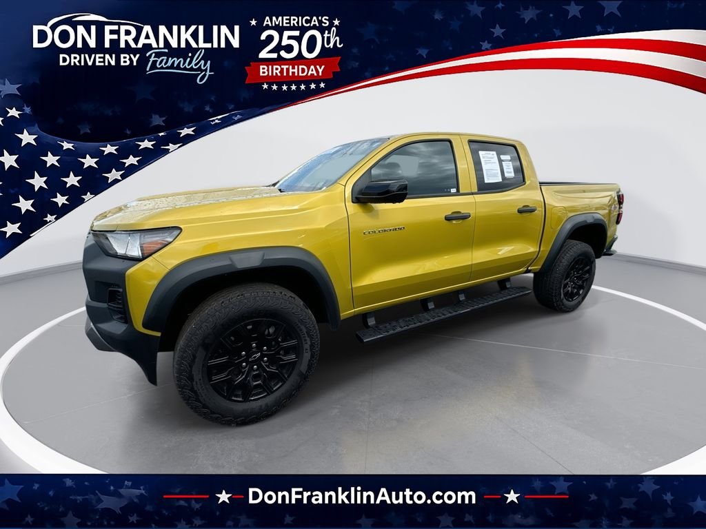 Used 2023 Yellow Chevrolet Trail Boss image 1