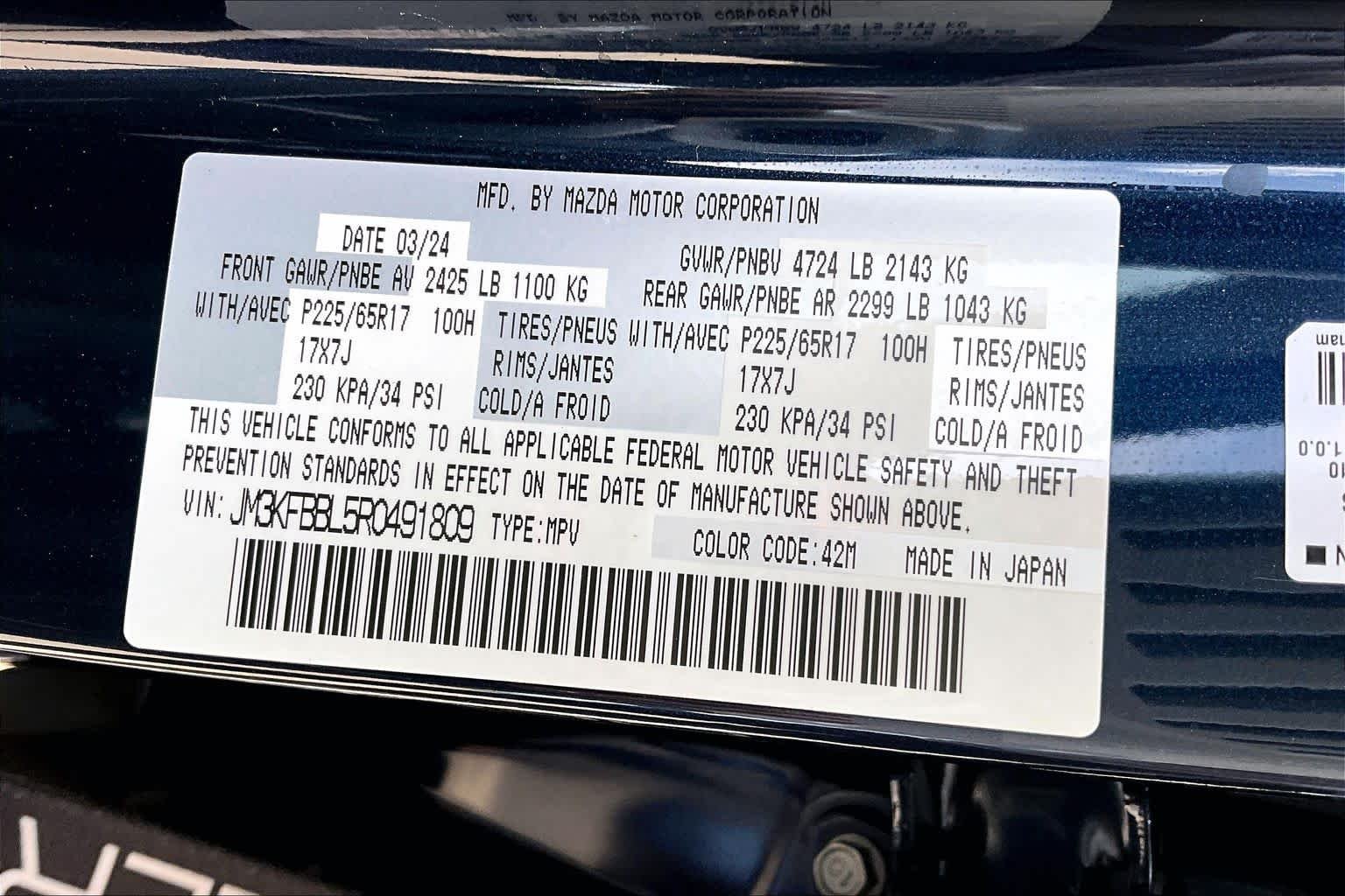 Used 2024 Deep Crystal Blue Mica Mazda 2.5 S Select Package image 33