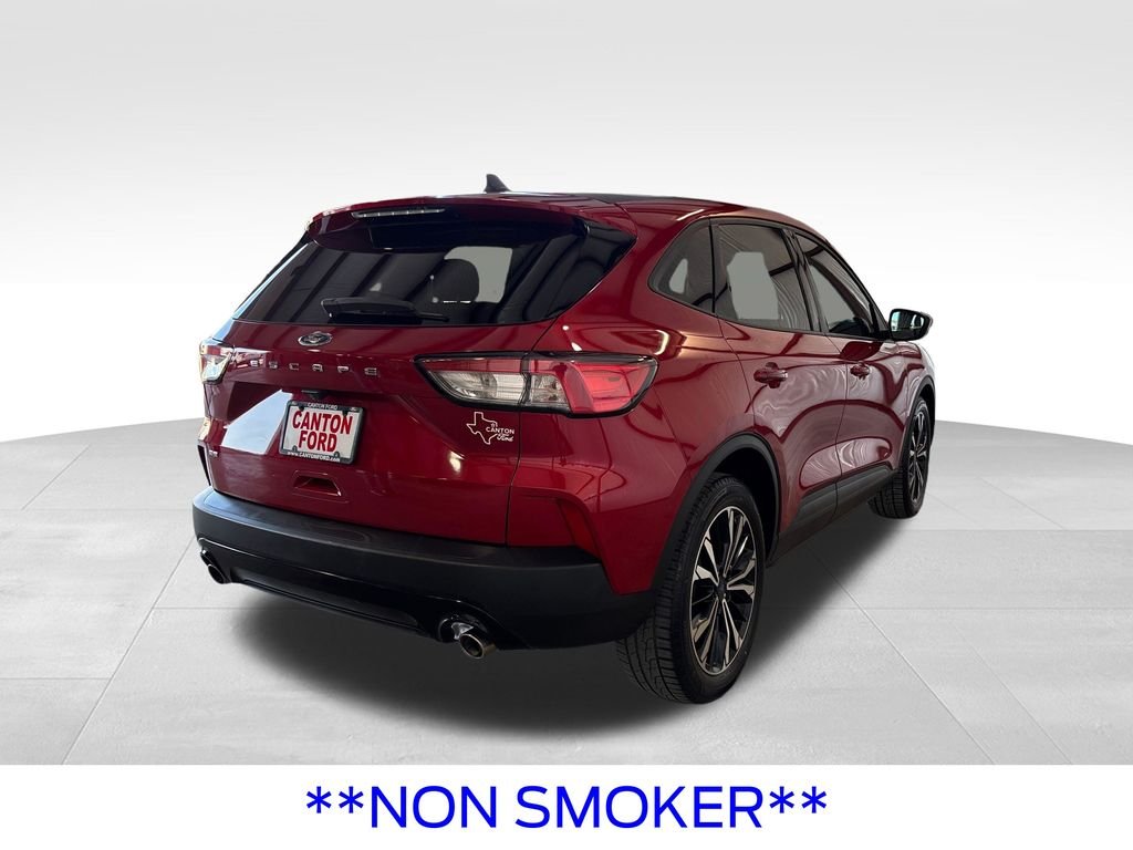 Certified Used 2021 Rapid Red Metallic Tinted Clearcoat Ford SE image 8