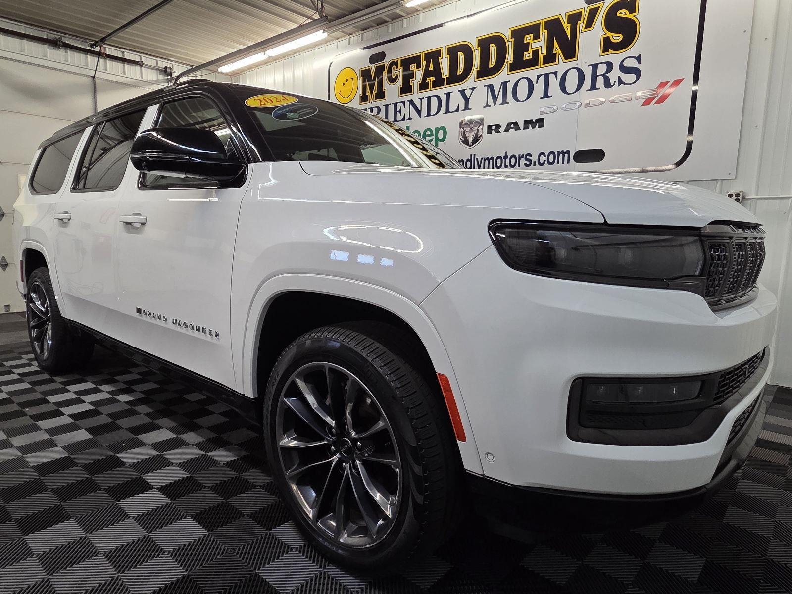 Used 2024 Bright White Clearcoat Jeep Series II image 3