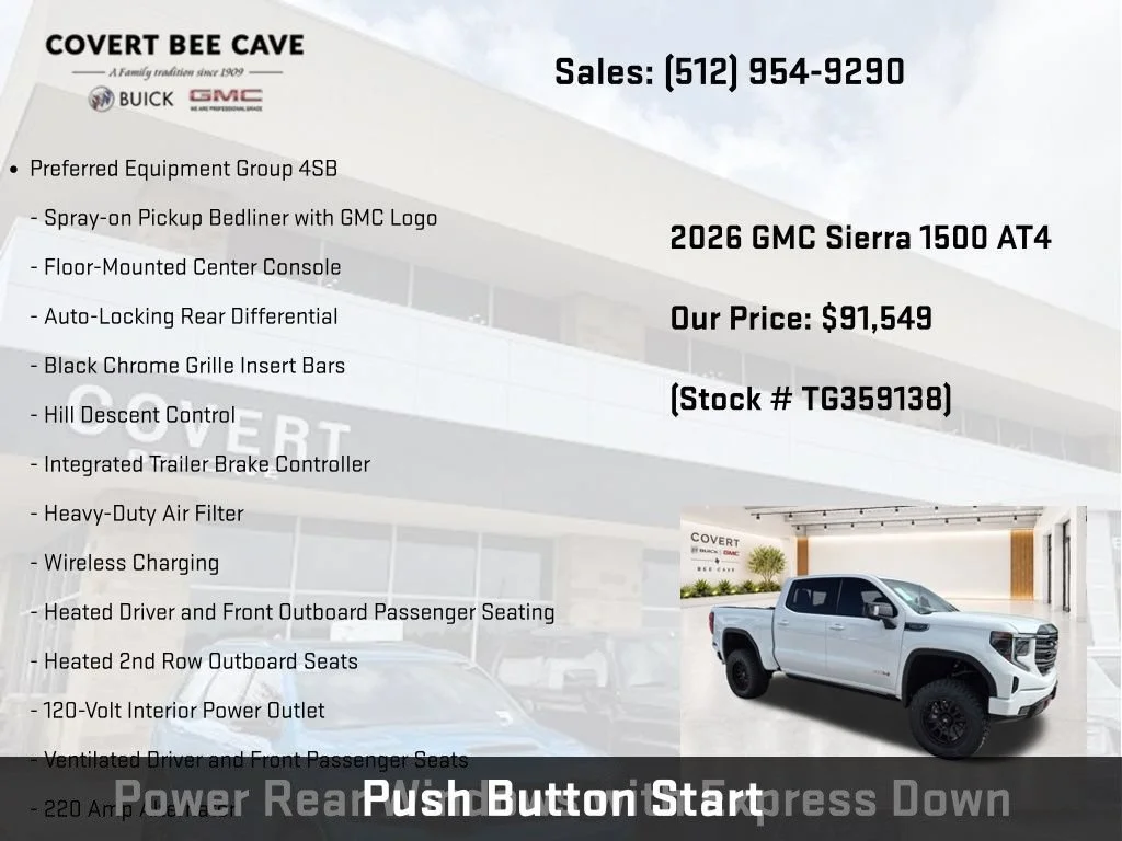 New 2026 Summit White GMC AT4 image 18