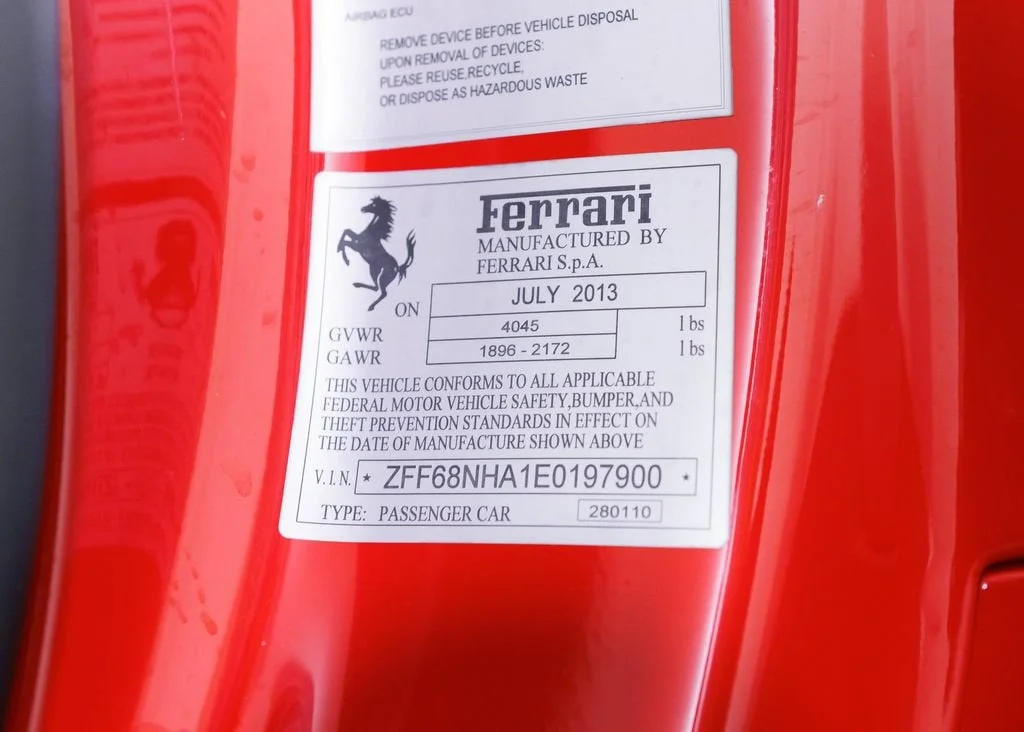 Certified Used 2014 Rosso Corsa Ferrari Base image 40