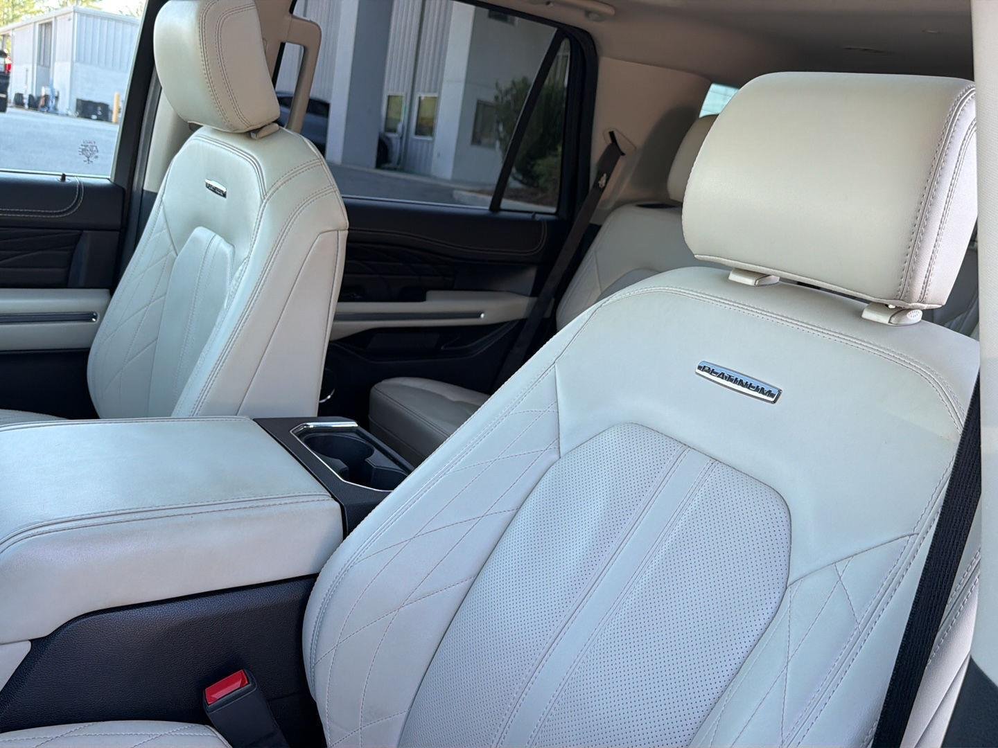 Used 2021 Star White Metallic Tri-Coat Ford Platinum image 35