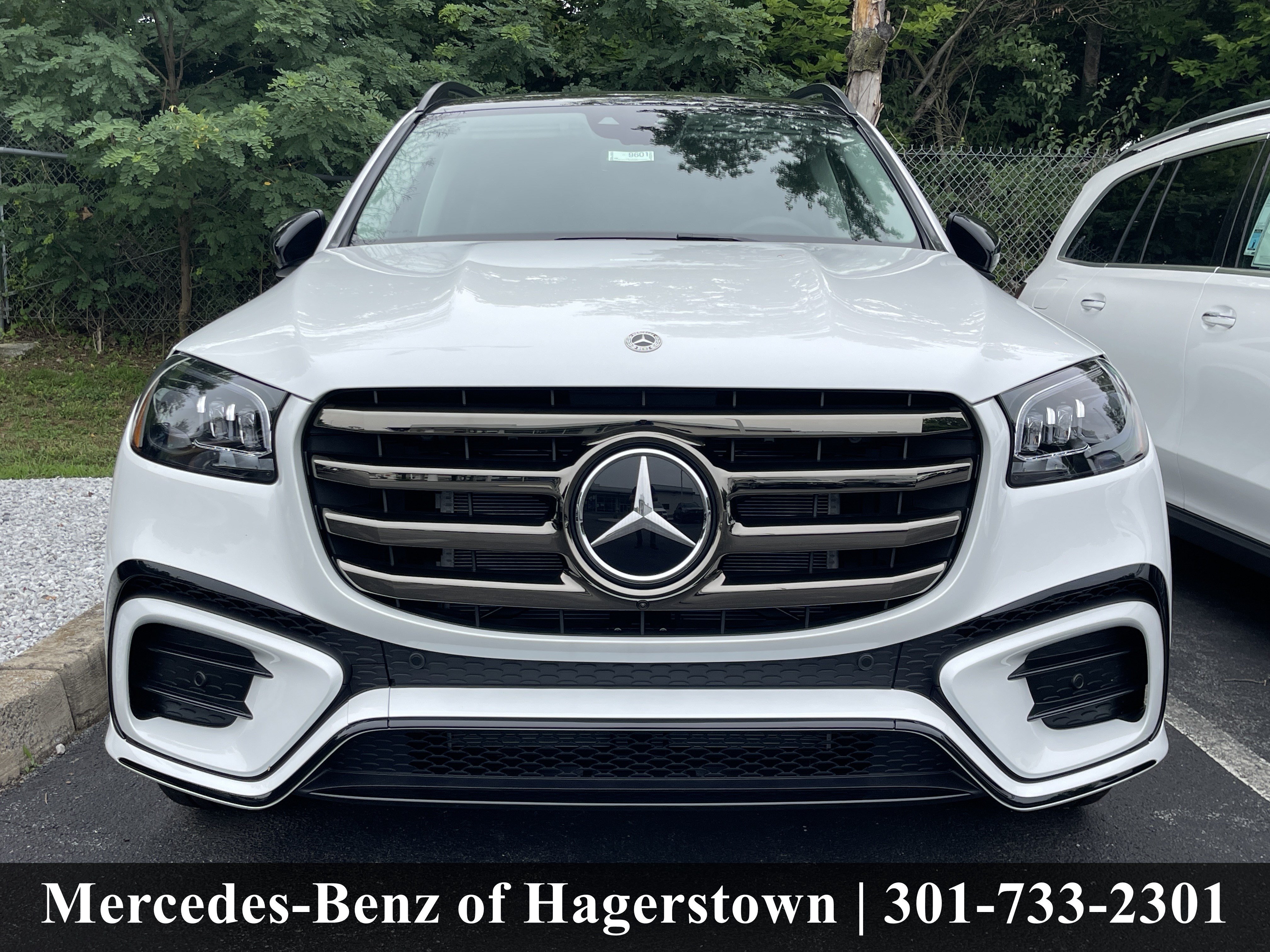 New 2026 MANUFAKTUR Moonlight White Metallic Mercedes-Benz GLS 450 image 2