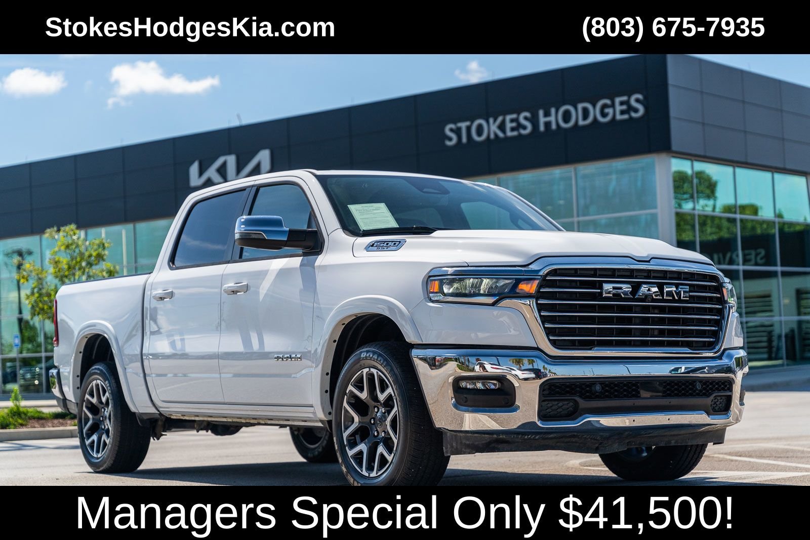 Used 2025 White Ram Laramie image 1