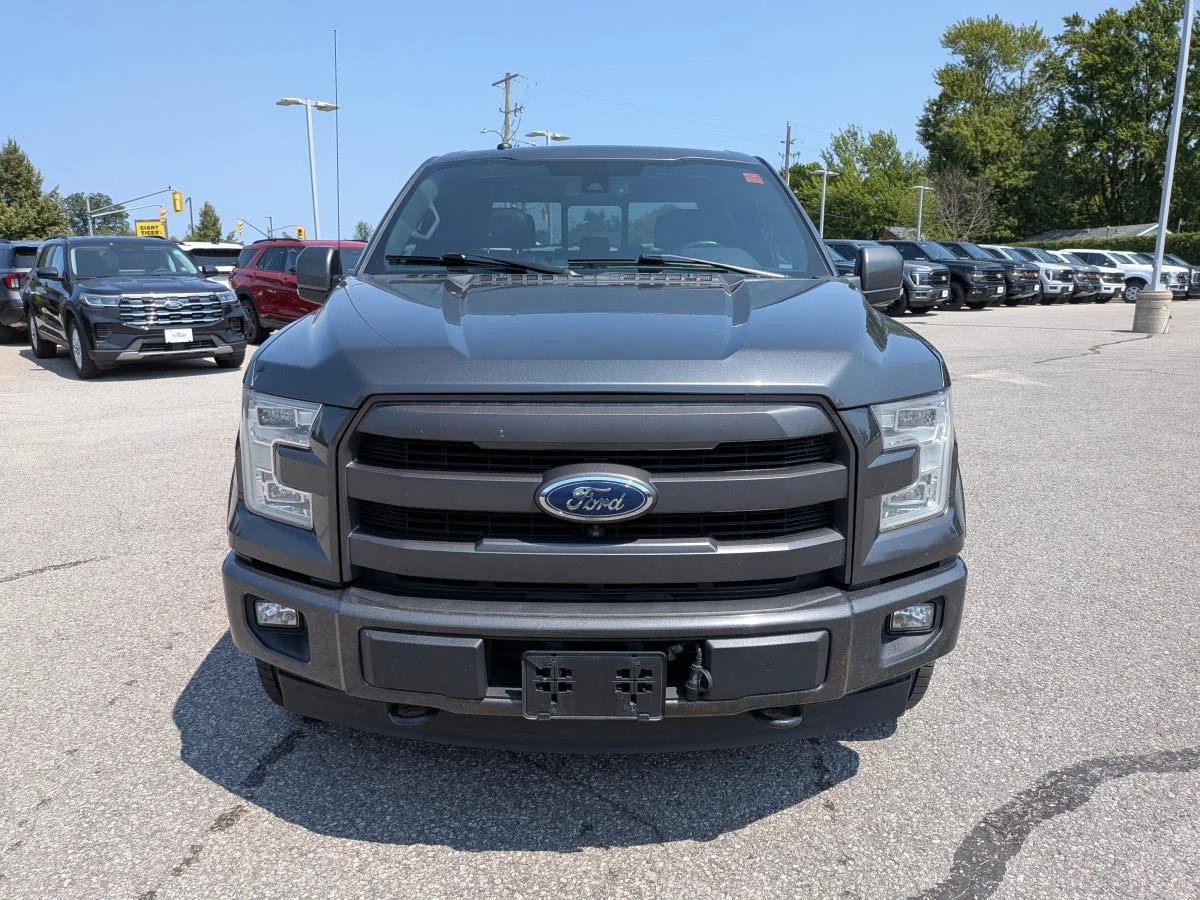 Used 2017 Grey Ford 4WD SuperCrew 145" Lariat image 2