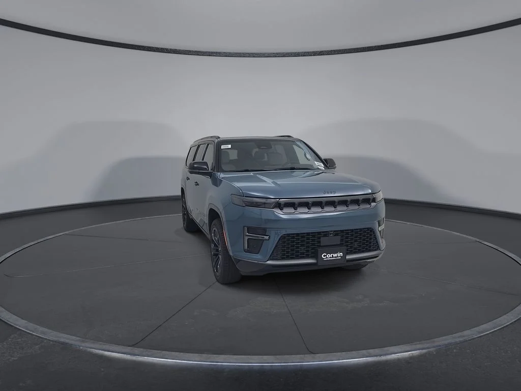 New 2026 Steel Blue Jeep Summit Obsidian image 4