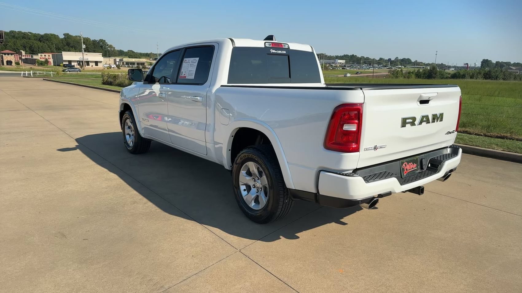 Used 2025 Bright White Clearcoat Ram Lone Star image 7