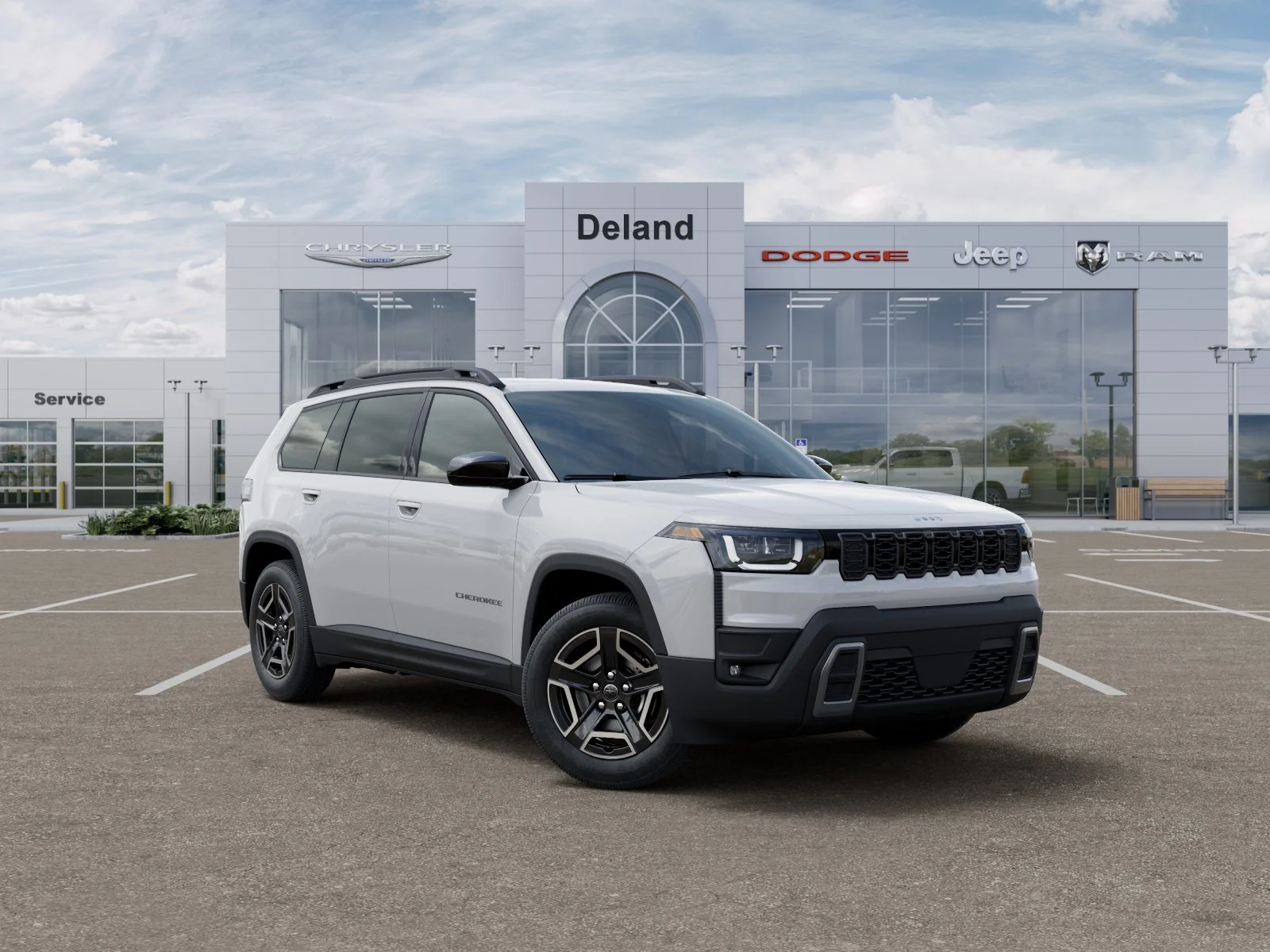 New 2026 Bright White Clear-Coat Exterior Paint Jeep Laredo image 33