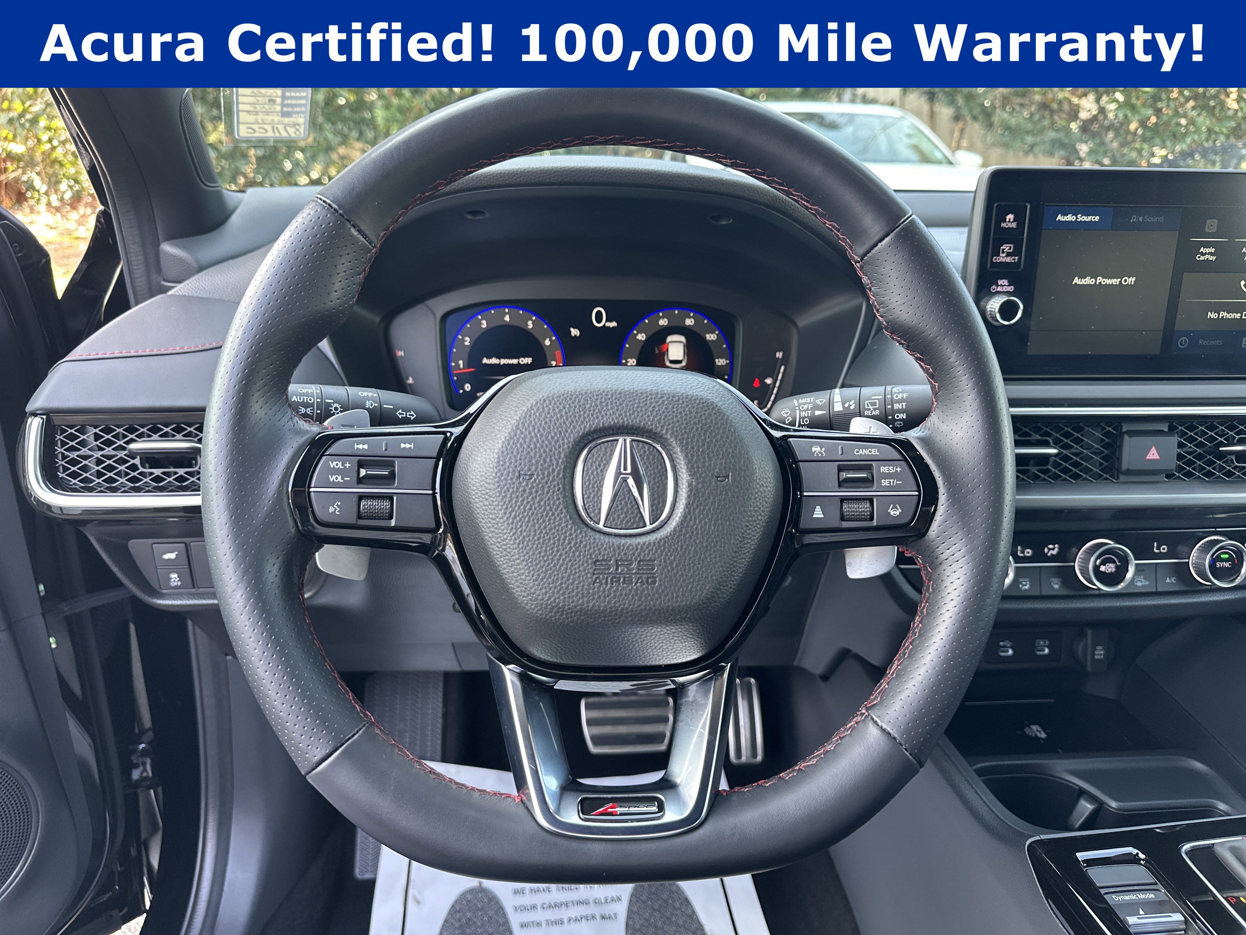 Used 2025 Crystal Black Pearl Acura w/A-Spec Package image 28