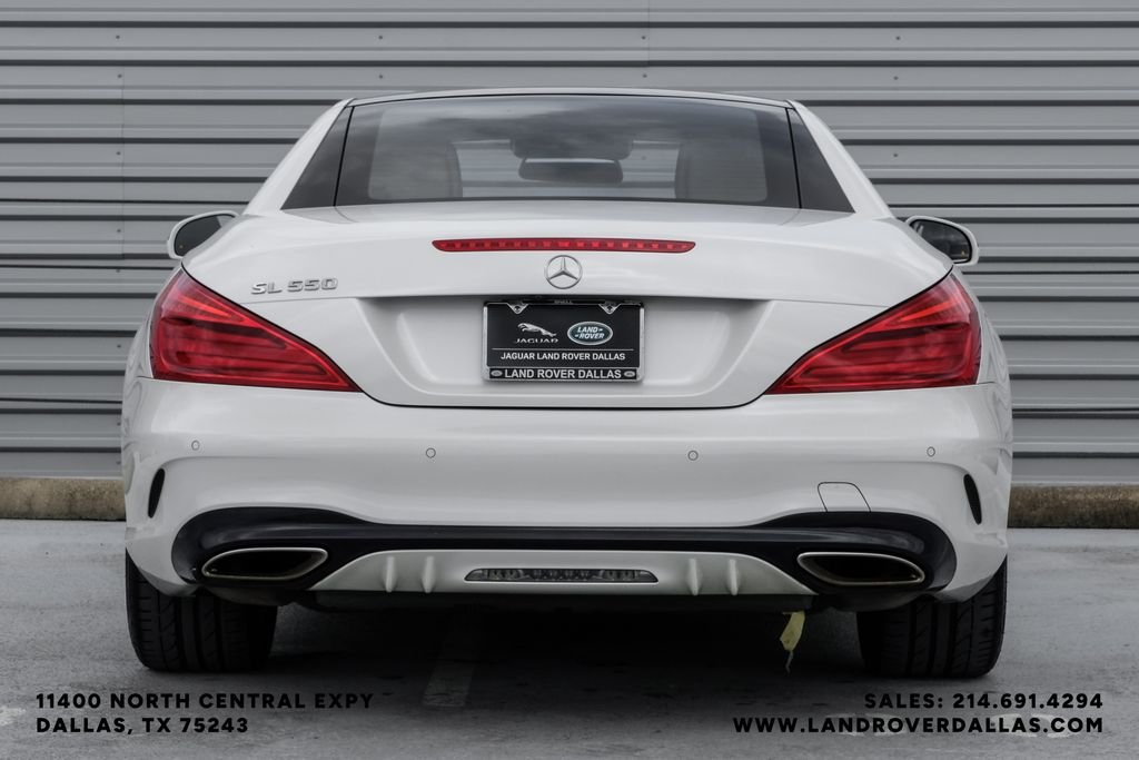 Used 2018 White Mercedes-Benz SL 550 image 11