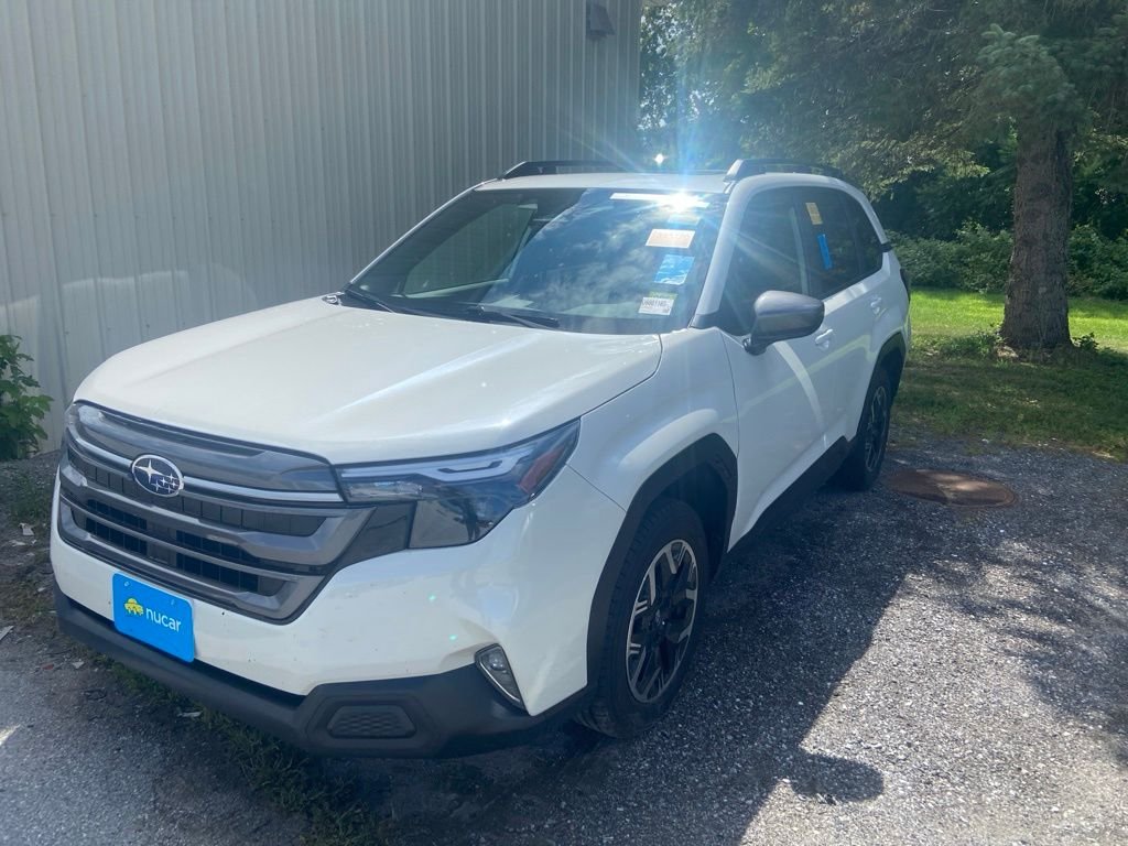 Used 2025 Crystal White Pearl Subaru Premium image 3