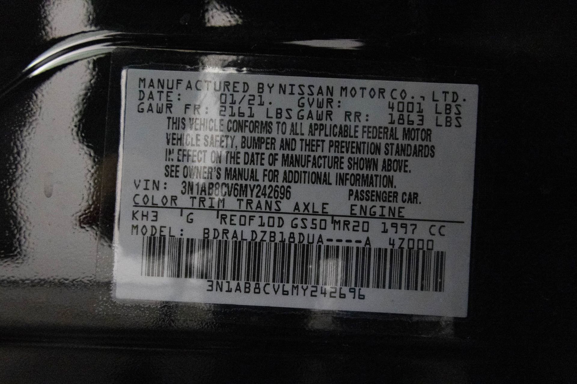 2021 NISSAN SENTRA - Image 41