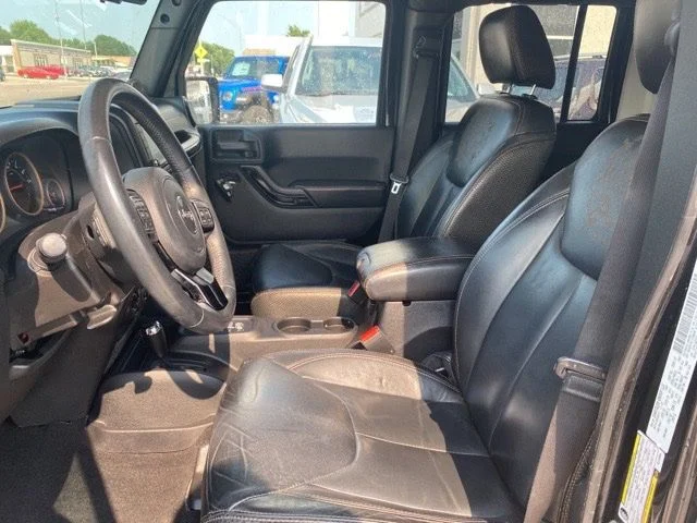 Used 2014 Black Jeep Unlimited Sahara Dragon Edition image 4
