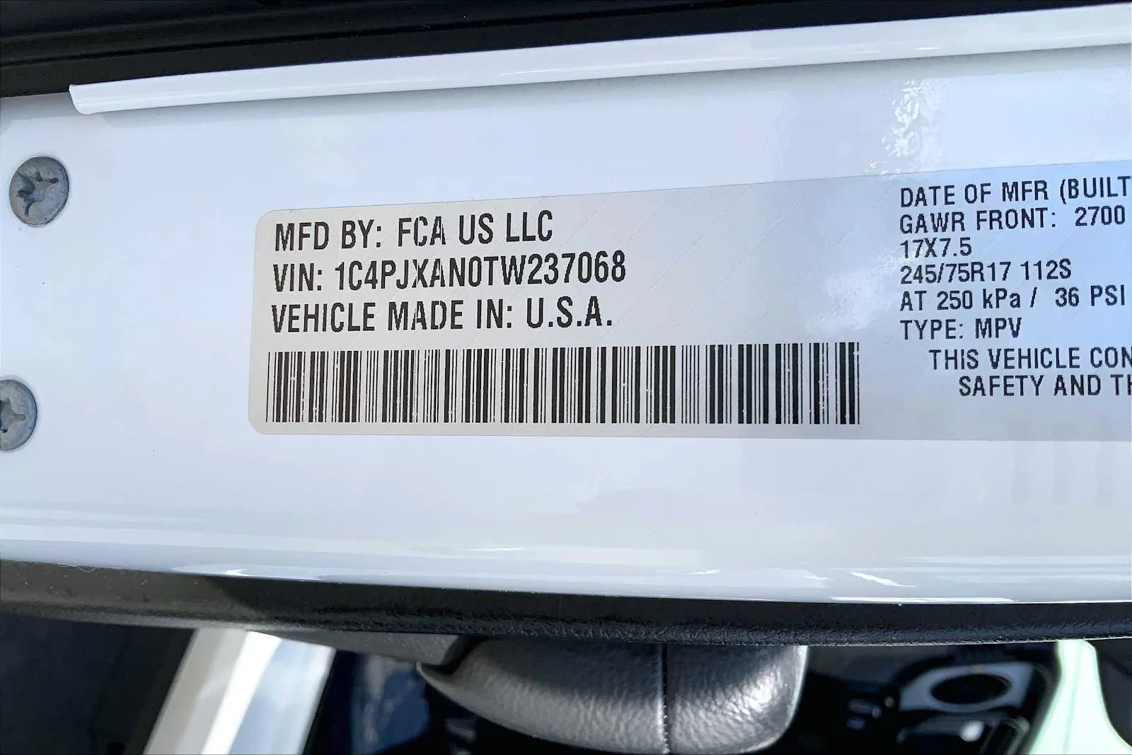 Used 2026 Bright White Clearcoat Jeep Sport image 29