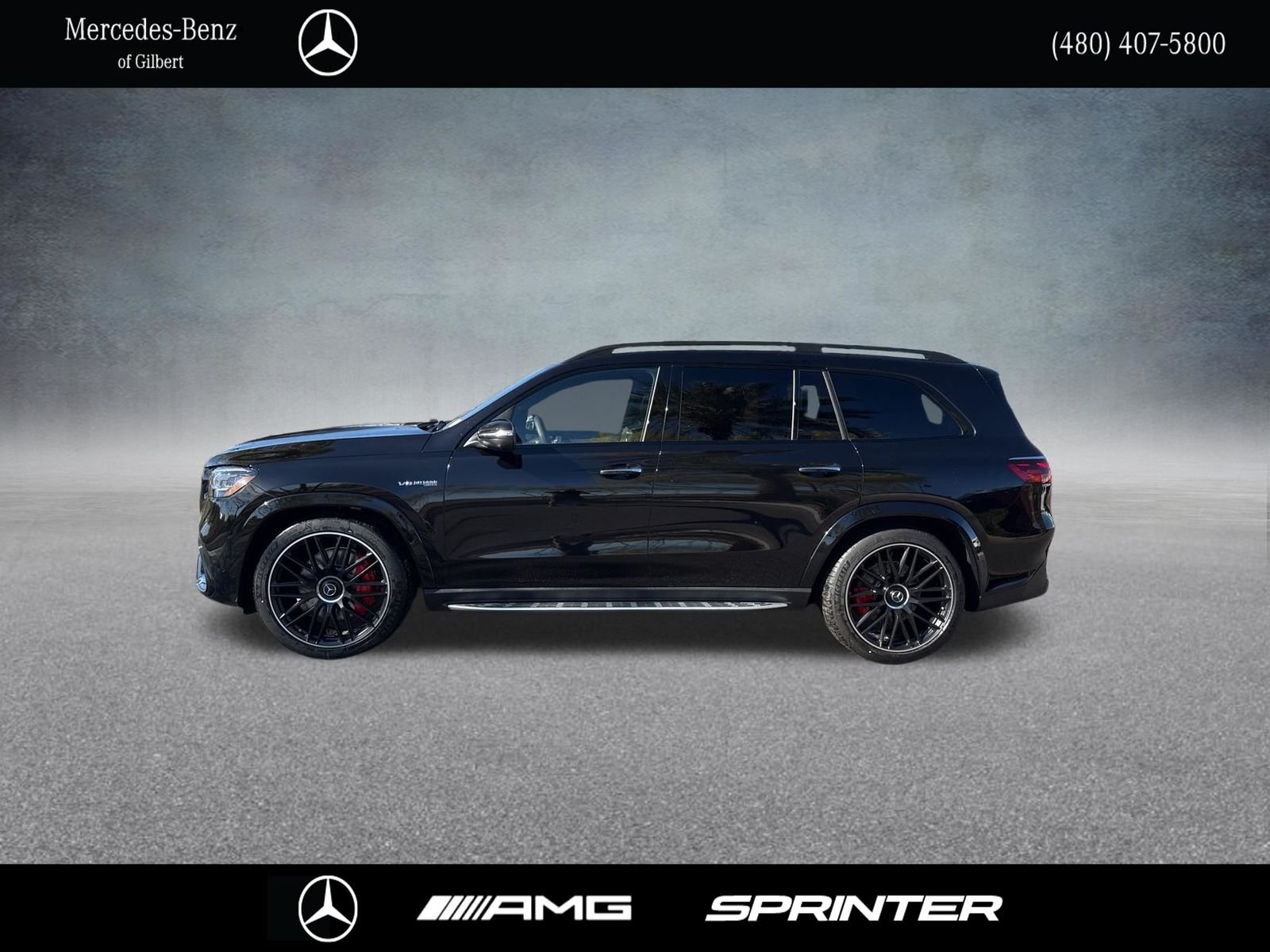 New 2026 Obsidian Black Metallic Mercedes-Benz GLS 63 AMG® image 3