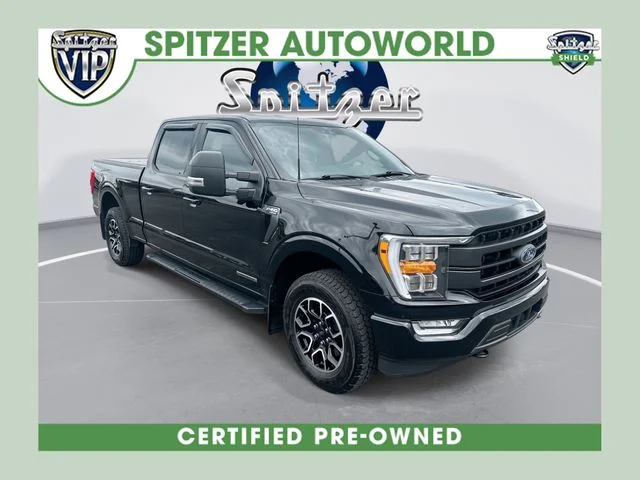 Certified Used 2022 Agate Black Metallic Ford Lariat image 1