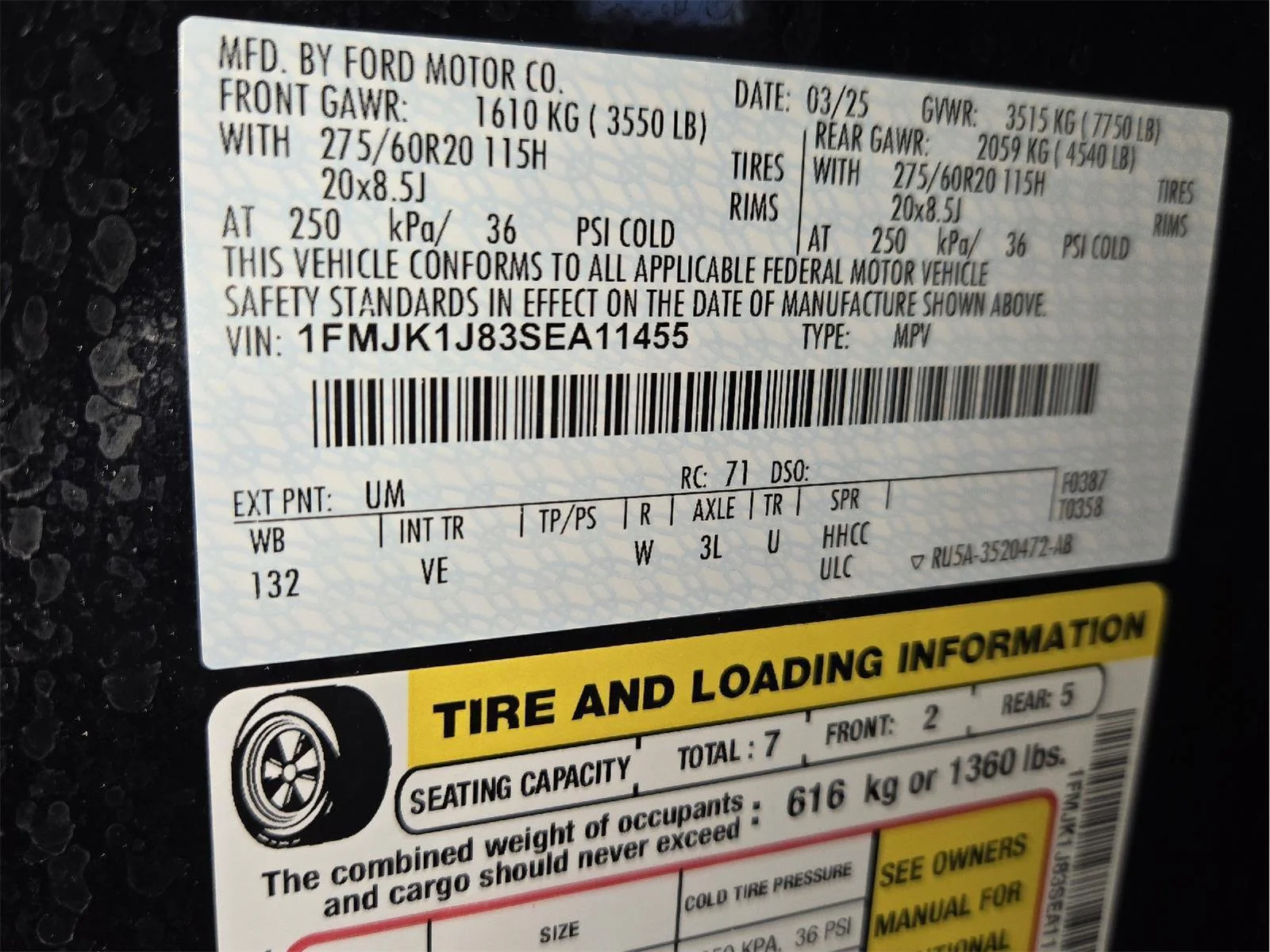 Used 2025 Agate Black Ford Active image 15