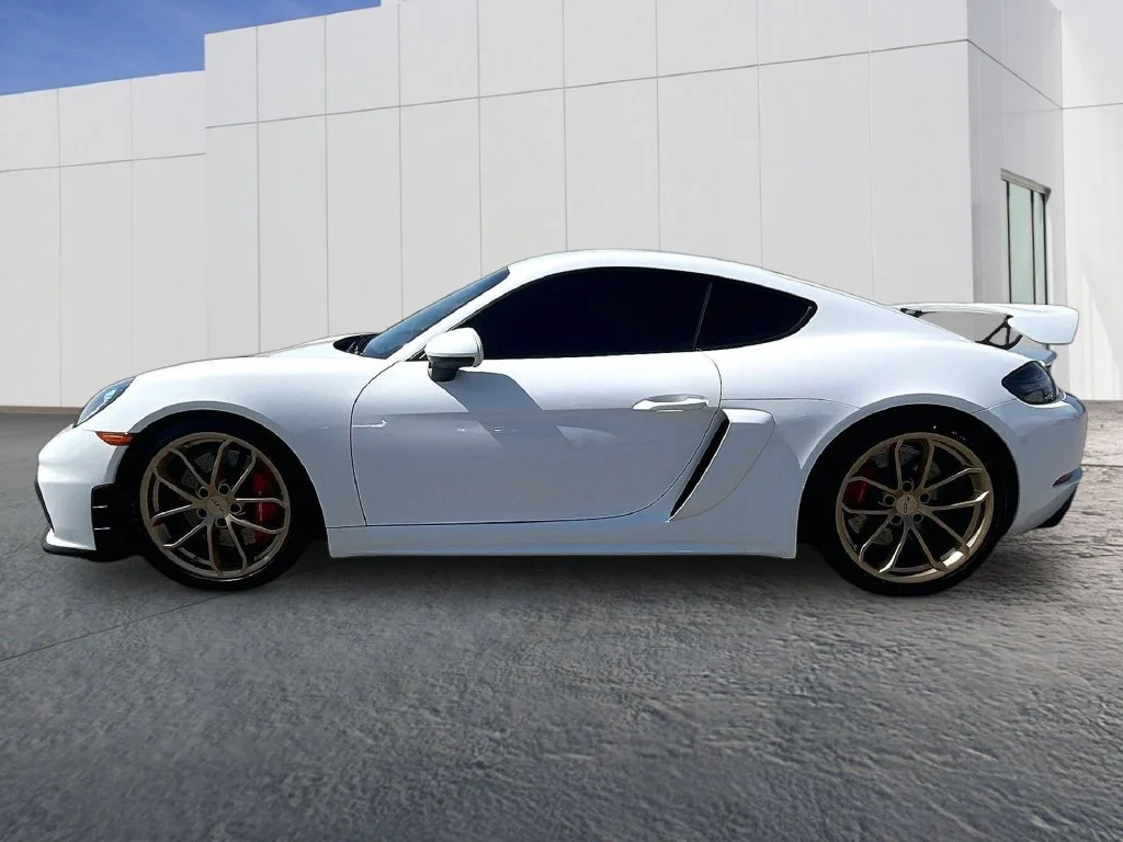 Certified Used 2020 White Porsche GT4 image 2