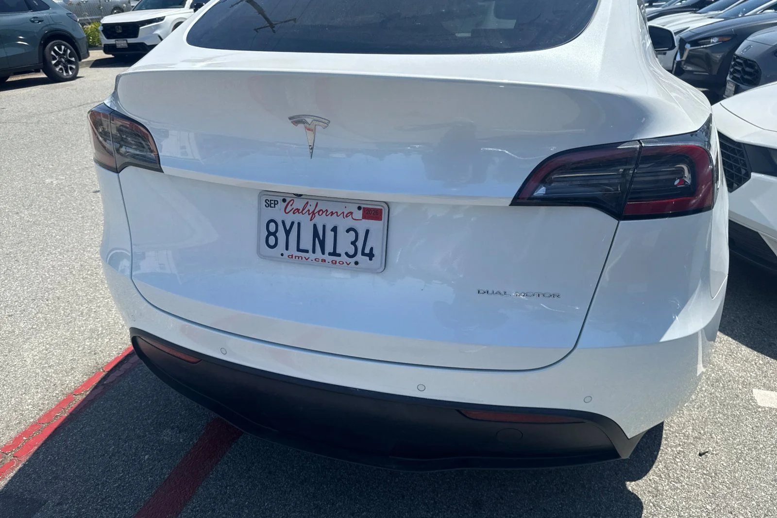 Used 2021 Pearl White Multi-Coat Tesla Long Range image 8