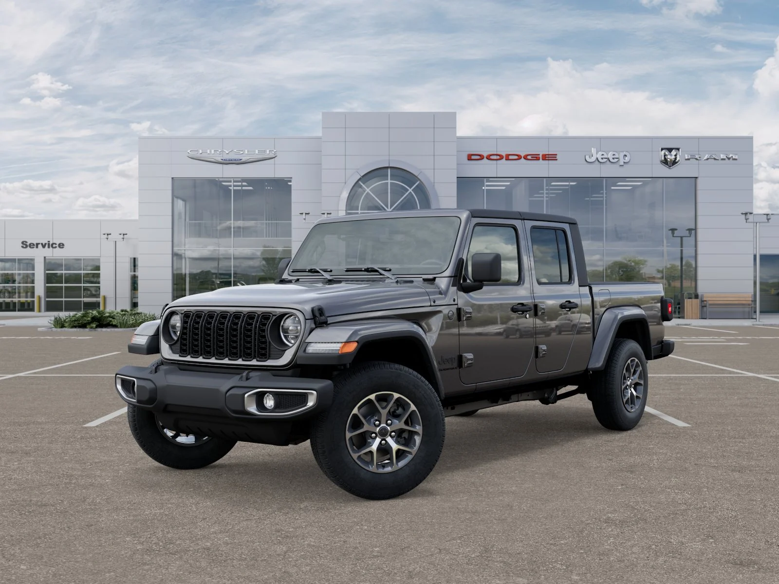 New 2027 Granite Crystal Metallic Clearcoat Jeep Sport image 1