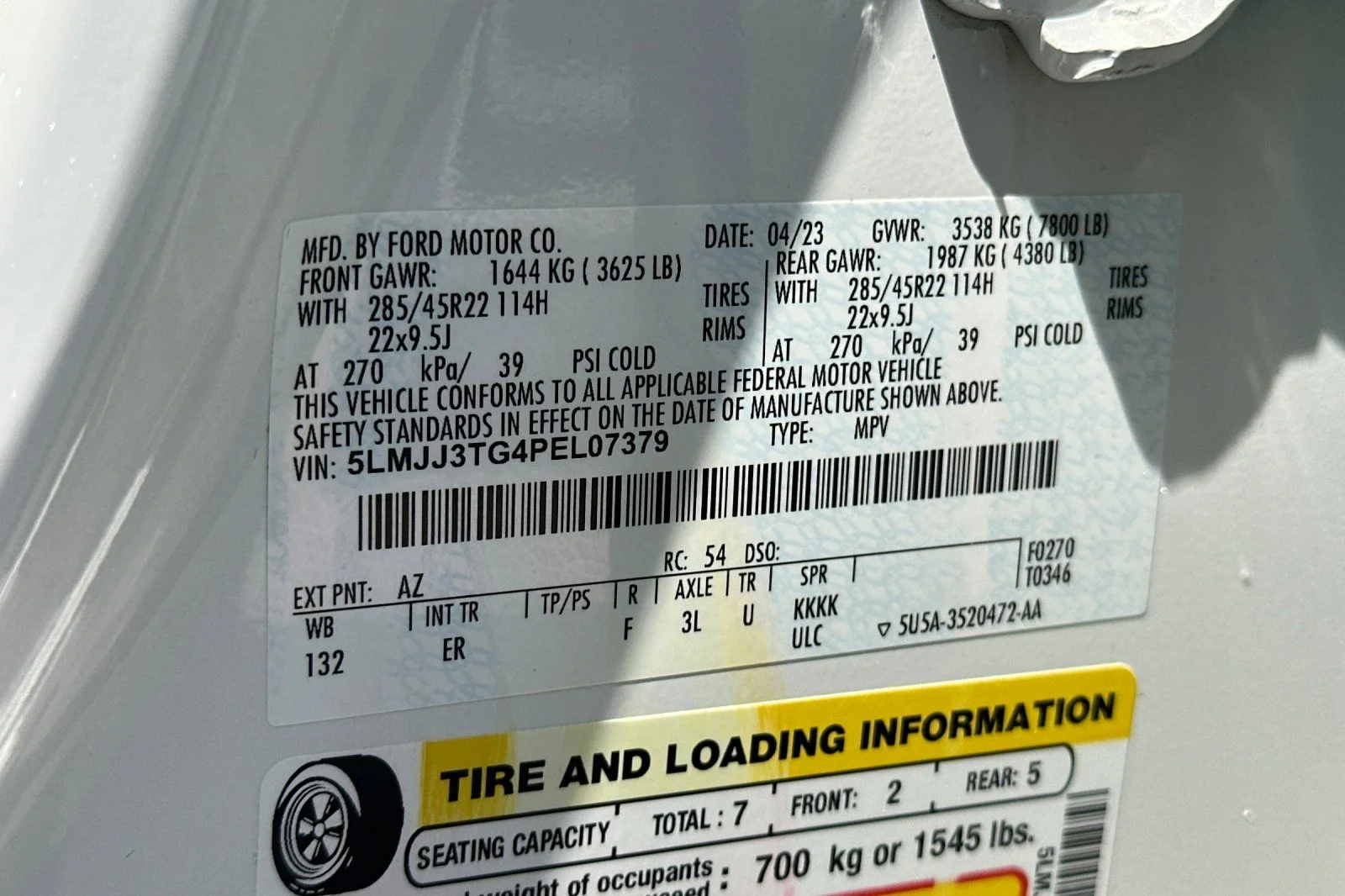 Used 2023 White Lincoln Black Label image 30