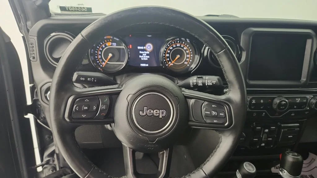 Used 2023 Black Jeep 4-Door Sport S 4x4 image 22