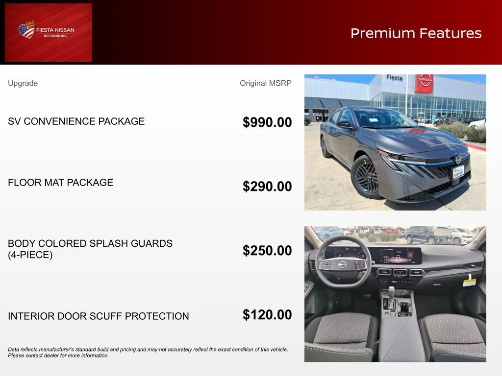 New 2026 Gun Metallic Nissan SV image 3
