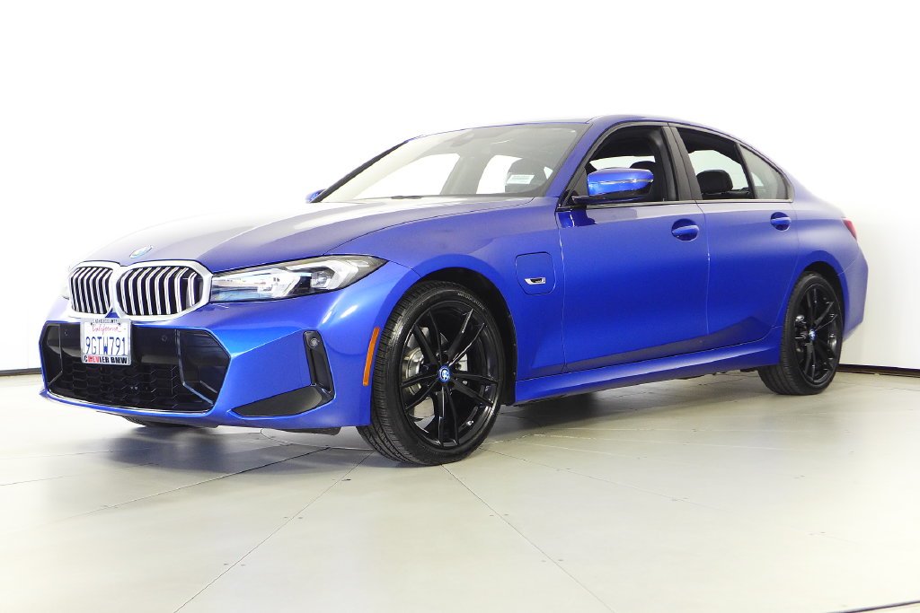 Certified Used 2023 Blue Metallic BMW 330e iPerformance image 2