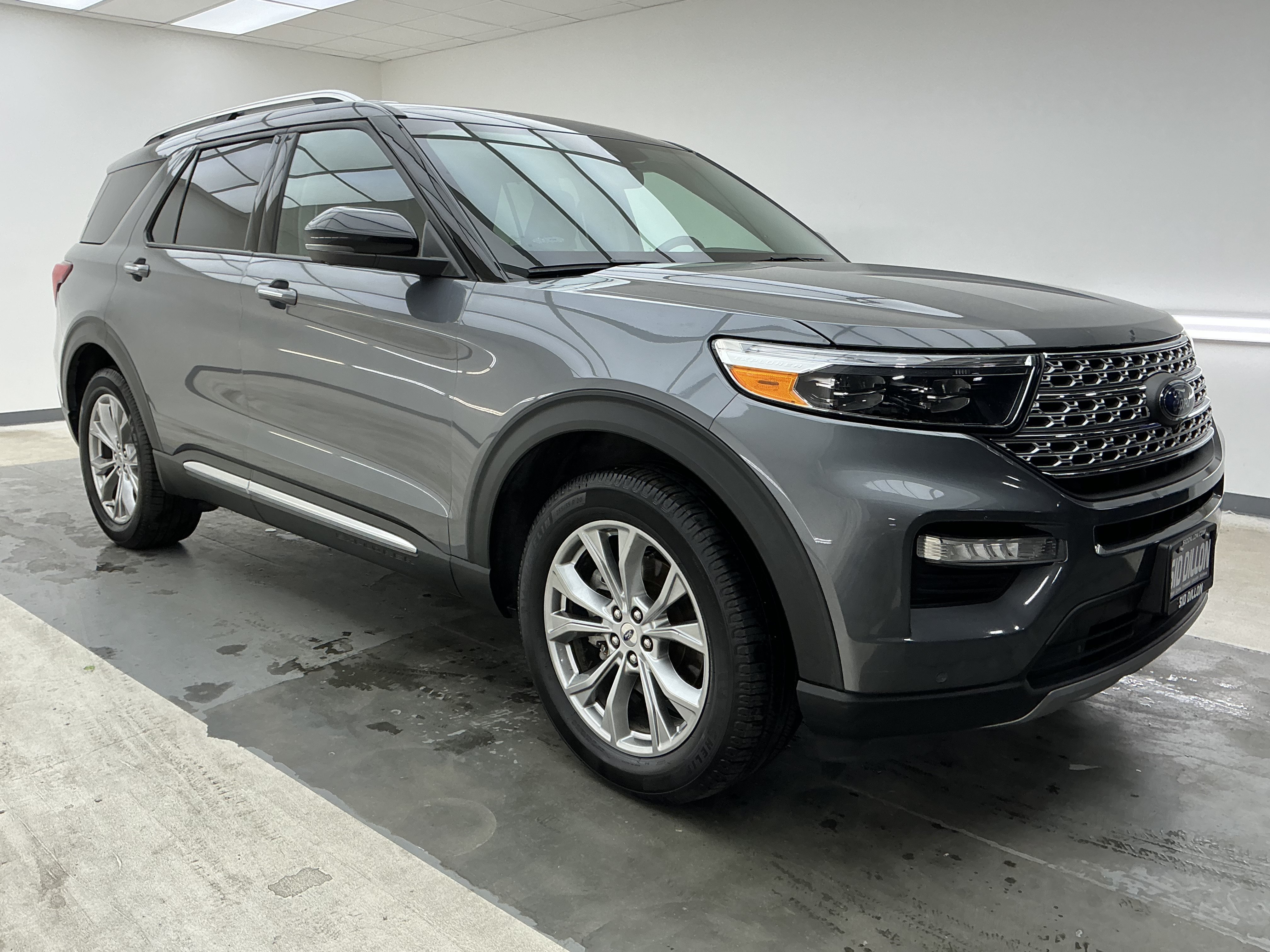 Used 2021 Carbonized Gray Metallic Ford Limited image 3