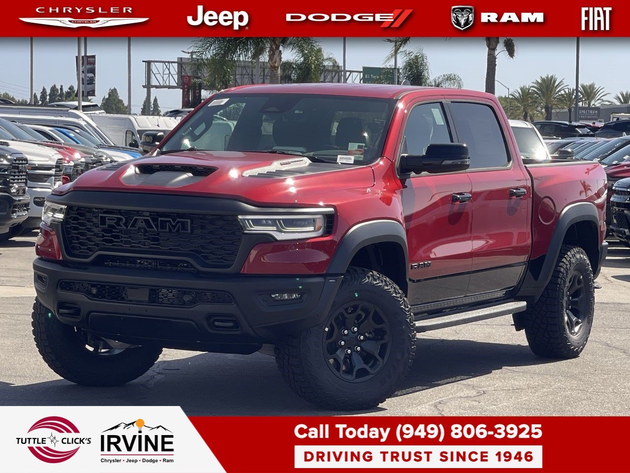 New 2027 Molten Red Pearl-Coat Exterior Paint RAM RHO image 1