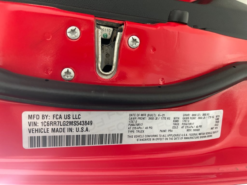 Used 2021 Red Ram SLT image 18