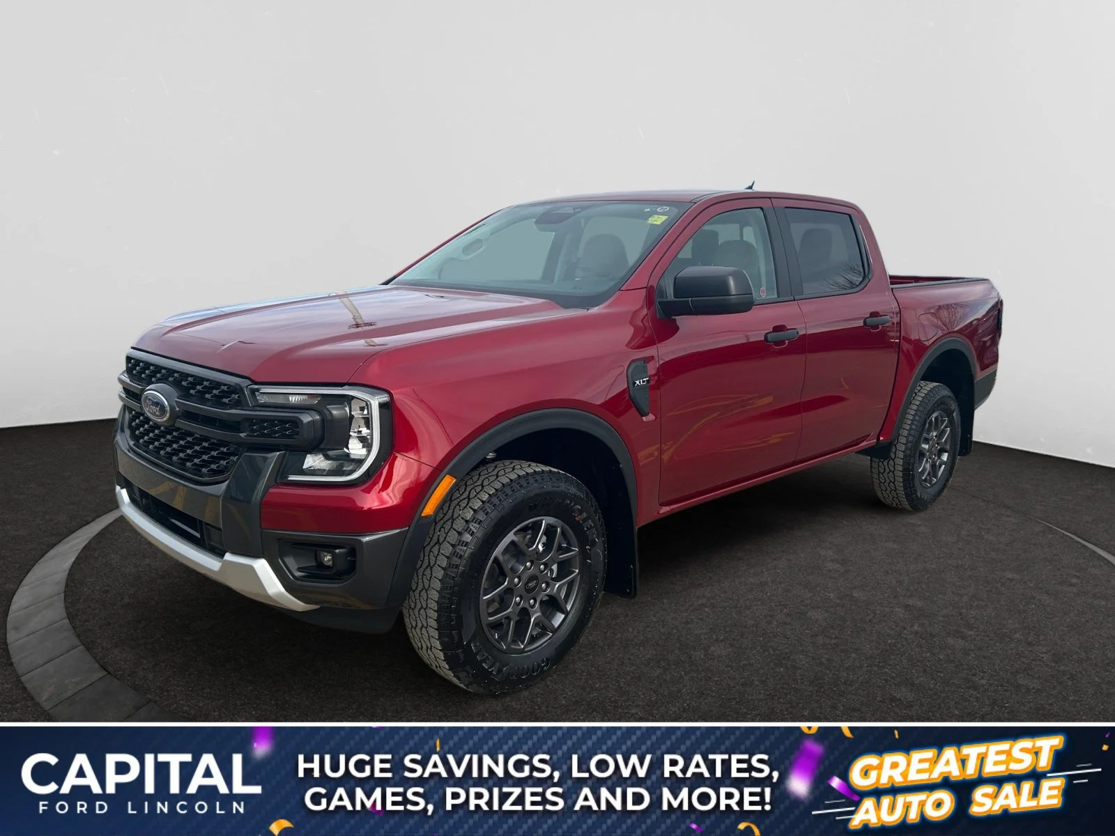New 2026 Ruby Red Metallic Tinted Clearcoat Ford XLT image 1
