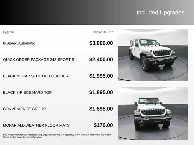 New 2026 Bright White Clearcoat Jeep Sport S image 4