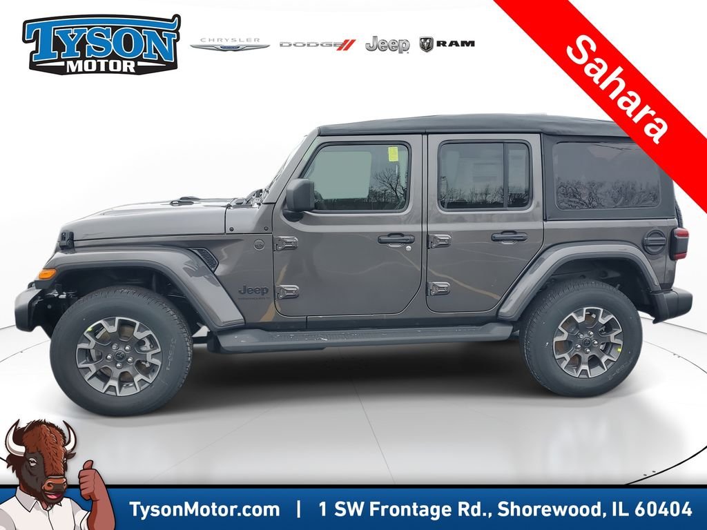 New 2026 Granite Crystal Metallic Clear-Coat Exterior Paint Jeep Sahara image 3
