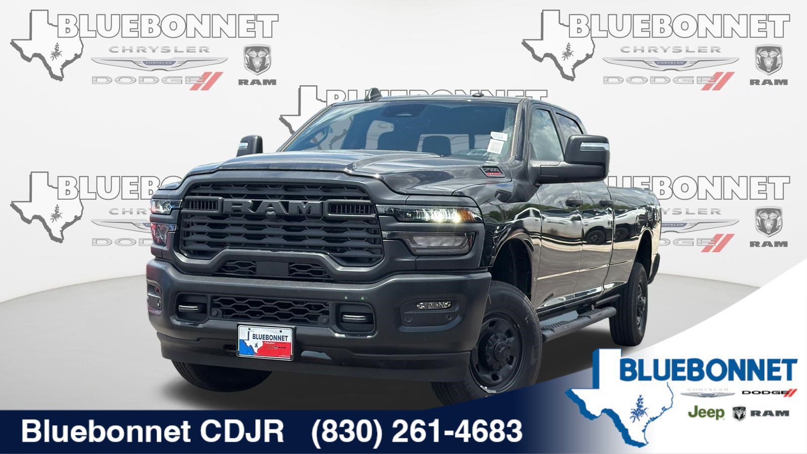 New 2026 Diamond Black Crystal Pearl-Coat Exterior Paint RAM Tradesman image 1
